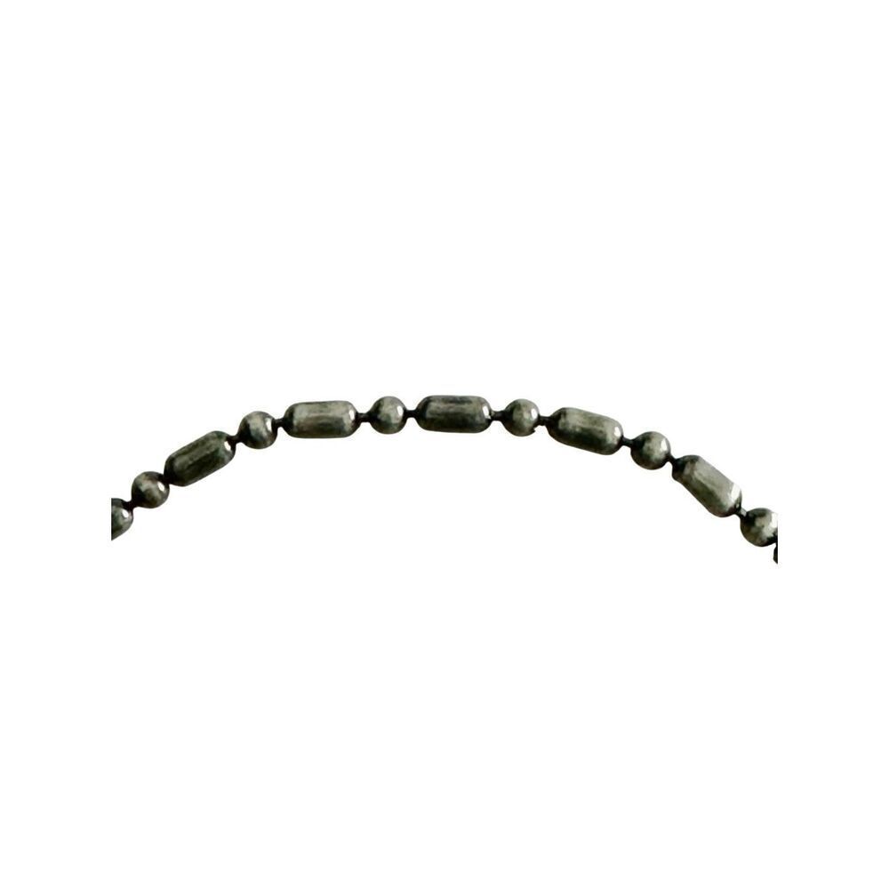 BICO Australia NWT Brushed Steel Ball Chain Necklace 24” - Picture 3 of 6